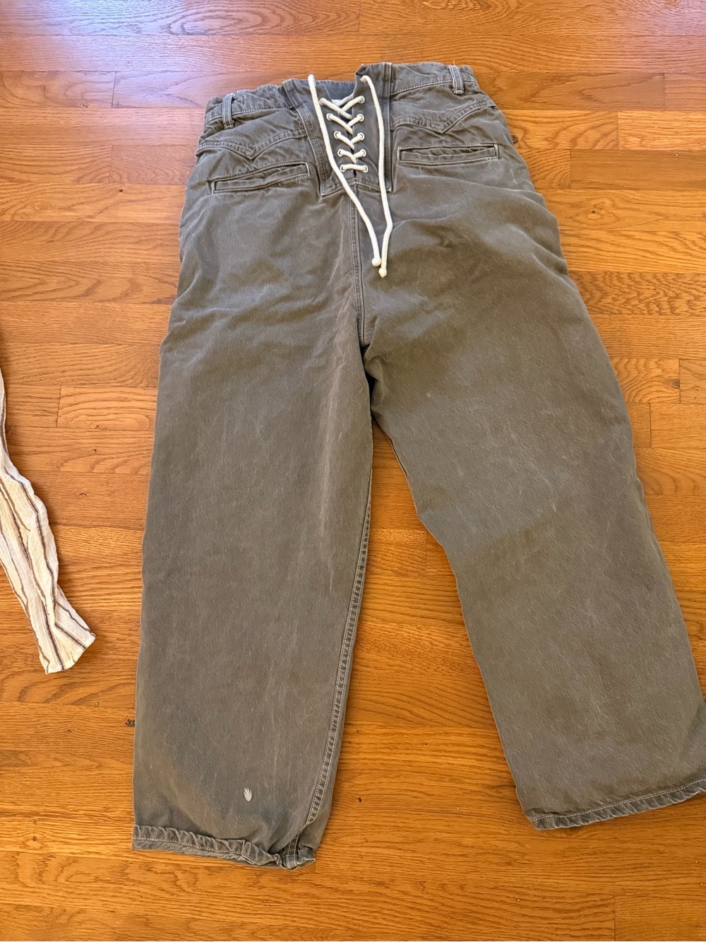 Rudy Jude grey lace back jeans in size e2. Like new. Original owed